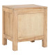 Table de chevet en bois de mindi 2 tiroirs 45x35x50cm