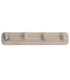 Wall Coat Rack Wood and Metal 67x17x27cm