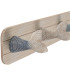 Wall Coat Rack Wood and Metal 67x17x27cm