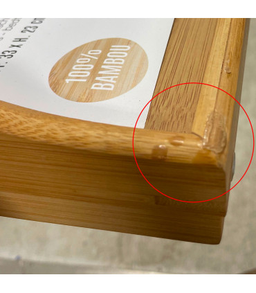 2nd choice - Wood Bed Tray 50x30x21cm