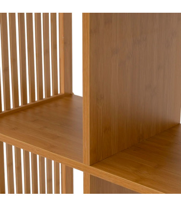 Étagère bambou 6 casiers 63x30x103cm