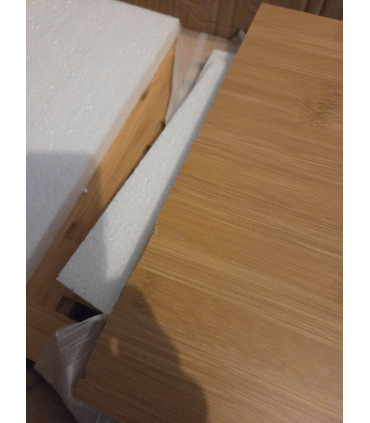 Étagère bambou 6 casiers 63x30x103cm