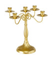 Chandelier doré à 5 branches 30.5x31x30cm
