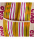 Sac en tissu multicolore Ciao 39x37x14cm