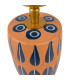 Table Lamp Paddles Resine and White Lampshade