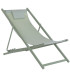 Lounge Chair metal and tissue green 61x103x96cm