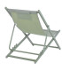 Lounge Chair metal and tissue green 61x103x96cm