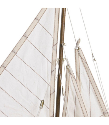 Decorative Boat Wood - 40x13x35cm