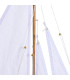 Decorative Boat Wood - 40x13x35cm