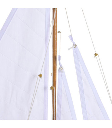 Decorative Boat Wood - 40x13x35cm