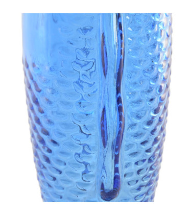 Ceramic vase green and white 17x17x22cm