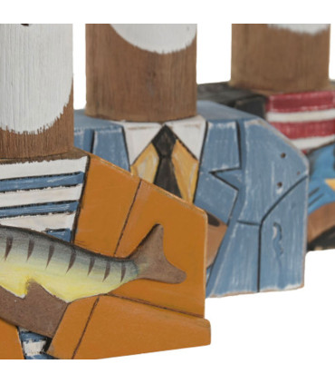 Set of 3 statues 14x6x23cm