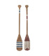 Wood Decorative Oar - set of 2 14x3x106cm