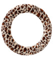 Round leopard wall mirror 50x50x2.5cm