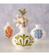 Set of 3 Small Design ceramic 10.5x10.5x11cm