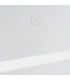 Mirror rectangular led 100x2.5x70cm