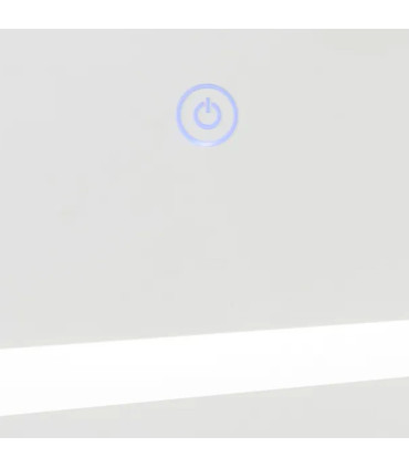 Miroir lumineux rectangulaire led tactile 100x2.5x70cm