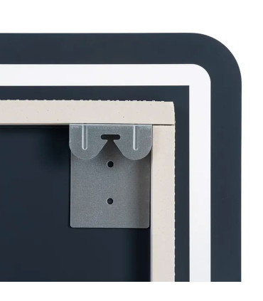 Miroir lumineux rectangulaire led tactile 100x2.5x70cm