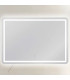 Miroir lumineux rectangulaire led tactile 100x2.5x70cm