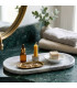 Plateau de présentation salle de Bain marbre blanc 30x15x1.5cm