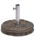 Parasol Base synthetic rattan 20kg 46x46x36cm