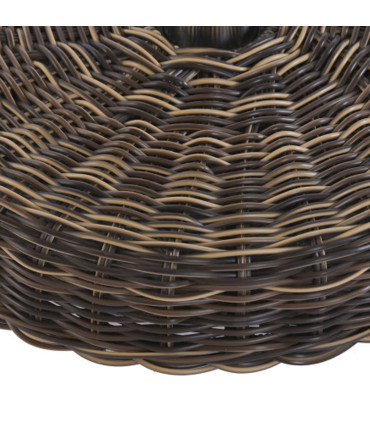 Parasol Base synthetic rattan 20kg 46x46x36cm