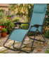 Relax Armchair Outdoor blue 175x64x108cm