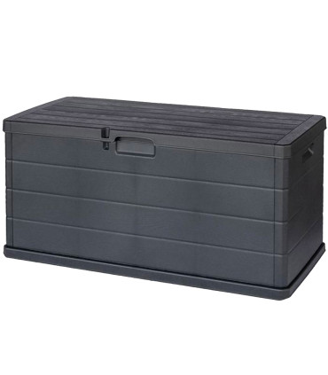 Coffre de jardin gris anthracite 118x59x57cm 340L