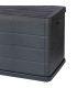 Coffre de jardin gris anthracite 118x59x57cm 340L