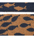 Set de 2 paillassons coco poissons 60x40x1,5cm