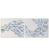 Set of 2 wall frames fishes 82x4x102cm