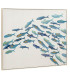 Set of 2 wall frames fishes 82x4x102cm