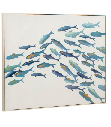 Set of 2 wall frames fishes 82x4x102cm