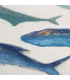 Set of 2 wall frames fishes 82x4x102cm
