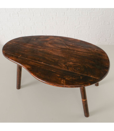 Table basse design en bois de manguier 60x40x24cm
