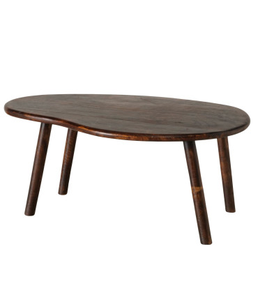 Table basse design en bois de manguier 60x40x24cm