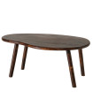 Table basse design en bois de manguier 60x40x24cm