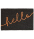 Paillasson coco noir hello 60x40x1.5cm
