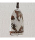 Décoration murale pendentif cloche montagne 21.5x9x21.5cm