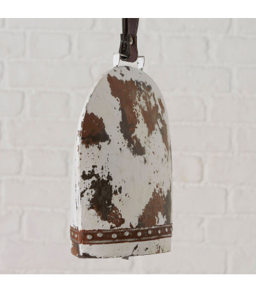 Décoration murale pendentif cloche montagne 21.5x9x21.5cm