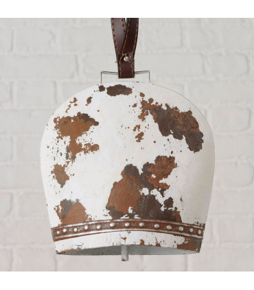 Décoration murale pendentif cloche montagne 21.5x9x21.5cm