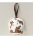 Décoration murale pendentif cloche montagne 21.5x9x21.5cm