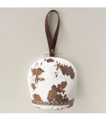 Décoration murale pendentif cloche montagne 21.5x9x21.5cm