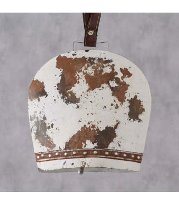 Décoration murale pendentif cloche montagne 21.5x9x21.5cm