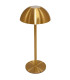 Lampe à poser en laiton LED sans fil 13x13x30cm