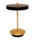 Table Lamp LED metal gold and black wireless 20x20x30.5cm