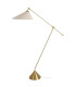 Floor Lamp black metal 45.5x25x156cm