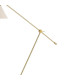 Floor Lamp black metal 45.5x25x156cm