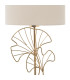 Lampe à poser métal doré gingko 26x26x37cm