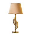 Lampe à poser ronde métal doré 30x30x62cm